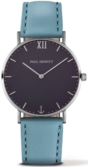 Paul Hewitt Dameklokke PH 6455244K Sailor Line Sort/Lær Ø39 mm