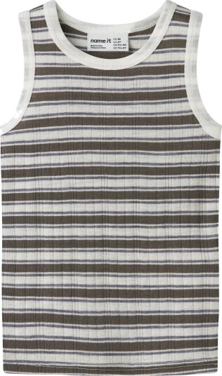 Name It Nmmwang Wool Needle Tank Top White 110
