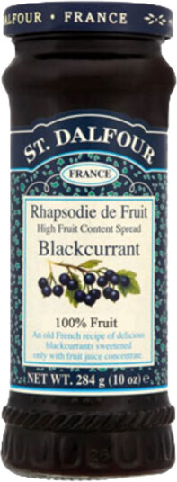 St dalfour blackcurrant syltetøy 284 gr