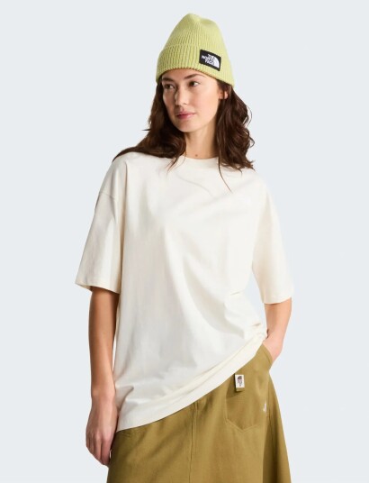 The North Face W Tnf Essential Simple Dome Os Ss Tee Cream L