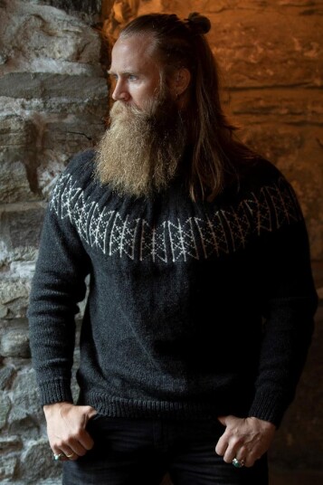 Viking Garn 2127 5B Skulds Nett Genser Skuld Koks Viking Garn 2127 5B Skulds Nett Genser Skuld Koks