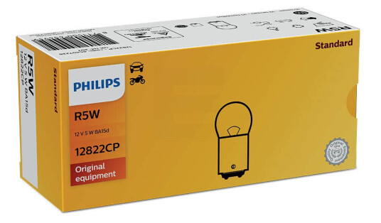 Philips R5W Parkeringslyspære bak 10 pakning