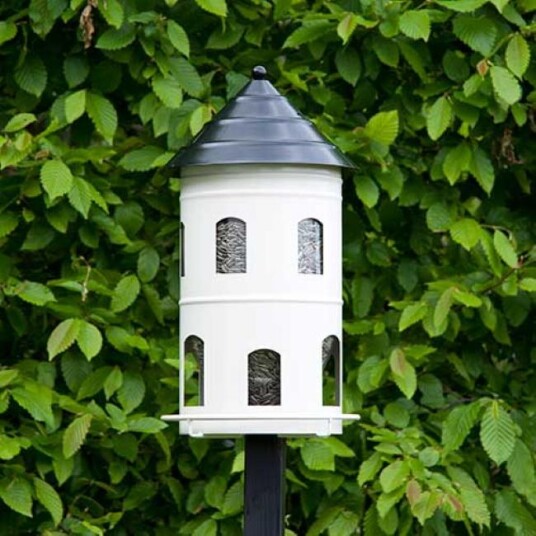 Wildlife Garden Fuglehus Og Fuglemater Hvit H41Cm Wildlife Garden Fuglehus Og Fuglemater Hvit H41Cm