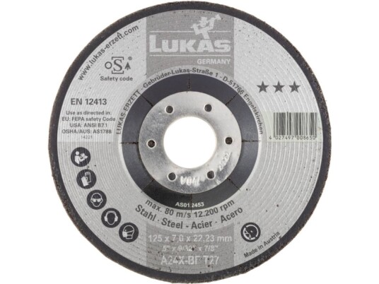 Lukas Erzett As012468v9802 T27 230X7,0X22,23 Skrubskive 230 Mm 10 Stk