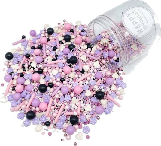 Happy Sprinkles Kakestrø Very Blueberry 90g | Slikkepott.No Happy Sprinkles Kakestrø Very Blueberry 90g | Slikkepott.No