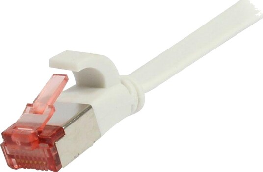 SYNERGY Patchkabel RJ45, CAT6 250Mhz, 3m weiss, FTP(U/FTP), TPE(Superflex), Flach, Synergy 21,