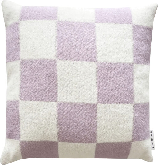 Maison Deux Checkerboard   White   50X 50CM