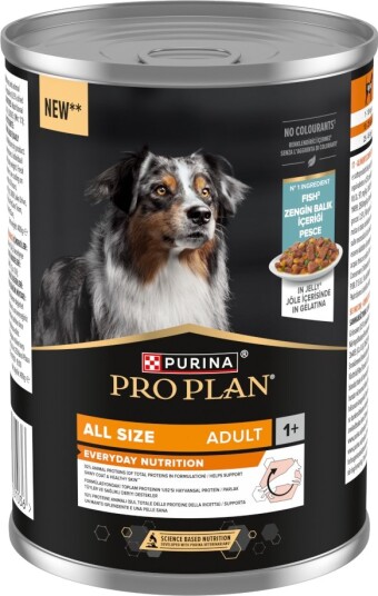 Pro Plan Våtfôr Adult Purina All Size Everyday Nutrition I Gelé Fisk 12 X 400 G Pro Plan Våtfôr Adult Purina All Size Everyday Nutrition I Gelé Fisk 12 X 400 G