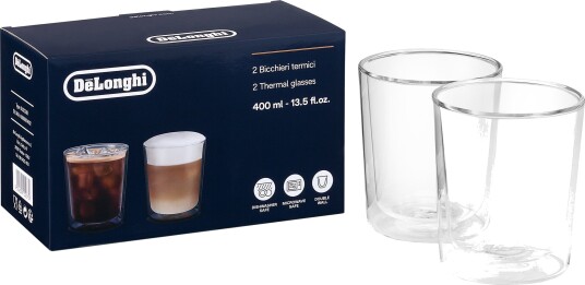 Delonghi Termiske Krus For Kaffe Og Drikke Dlsc318 As00001402 2 Stk. Delonghi Termiske Krus For Kaffe Og Drikke Dlsc318 As00001402 2 Stk.