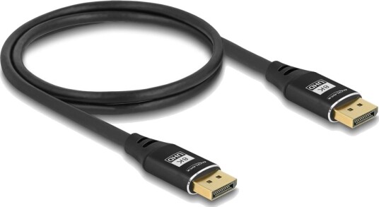 Delock 80620, 1 M, Displayport, Displayport, Hanstik, Hanstik, 7680 X 4320 Piksler