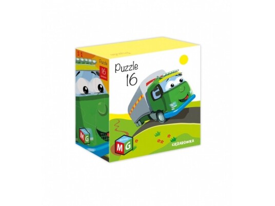 Puslespill 16 Brikker Multigra Lastebil Puslespill 16 Brikker Multigra Lastebil