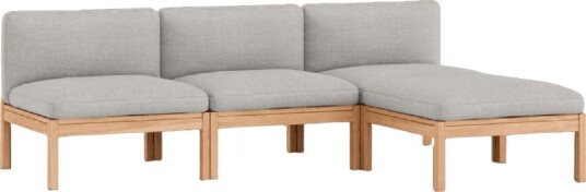 Moebe Modular 3 seters Sofa med Sjeselong Autum 101