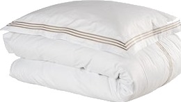 Grand Design Bedford Sengesett 150x210 1 set Vit/Sand Grand Design Bedford Sengesett 150x210 1 set Vit/Sand