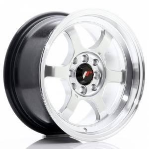 Japan Racing JR12 Hyper Silver 8x16 4/100 ET22 B73.1 Japan Racing JR12 Hyper Silver 8x16 4/100 ET22 B73.1