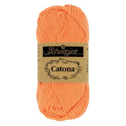 Scheepjes Catona Garn 386 Fersken - 10g