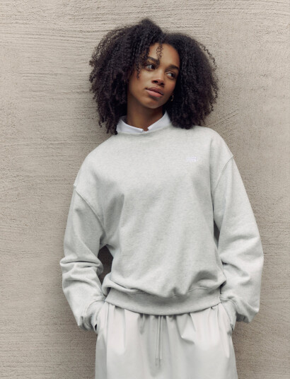 New Balance Sport Essentials Fleece Crew - Grey - XS New Balance Sport Essentials Fleece Crew - Grey - XS