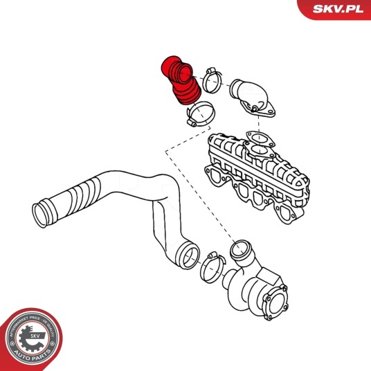 Ladeluftslange ESEN SKV 24SKV032