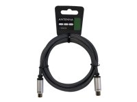 Sinox - Antennekabel - IEC-kobling hann til IEC-kobling hunn - 3 m - koaksial