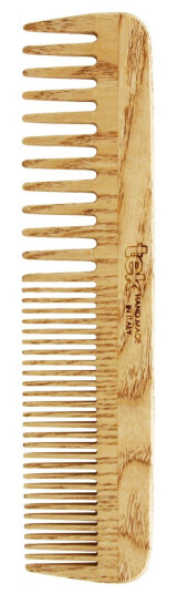 Tek Large Wooden Comb With Wide And Medium Sized Teeth Tek Large Wooden Comb With Wide And Medium Sized Teeth