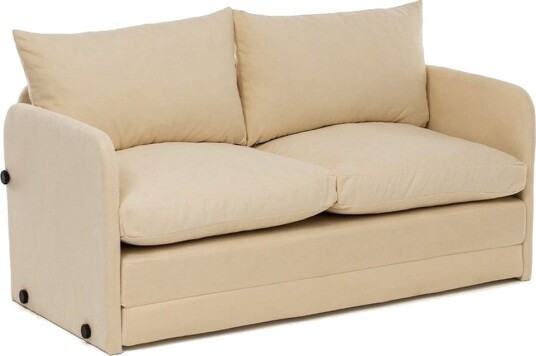 2 seters sovesofa Rubby 148 x 70 x 66 cm Krem Krem