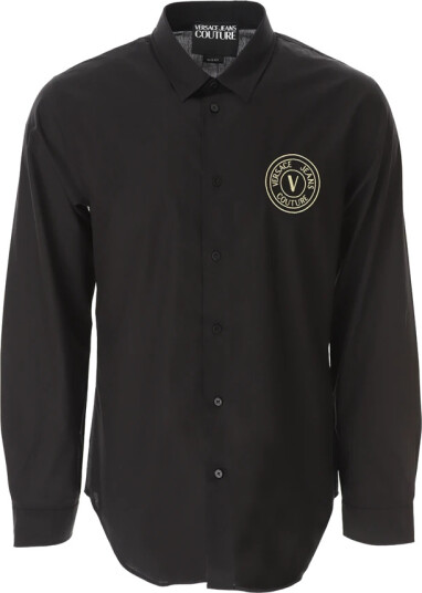Versace Jeans Couture Herre Skjorter Svart M,