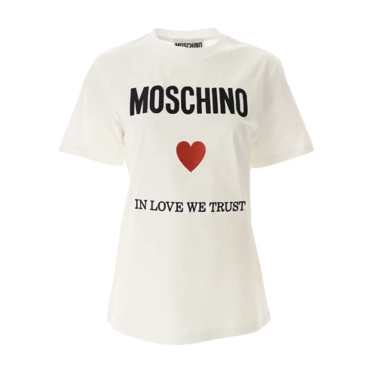 Moschino Dame Topper Hvit XS