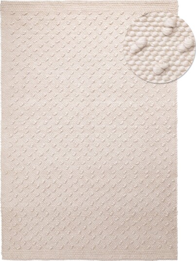 Innendørs/Utendørs tepper   Todi Wool Look krem Størrelse: 200 x 290 cm