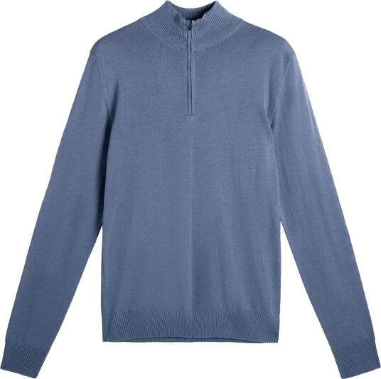 J. Lindeberg M Merino Blend Half Zip   VINTAGE INDIGO   XL