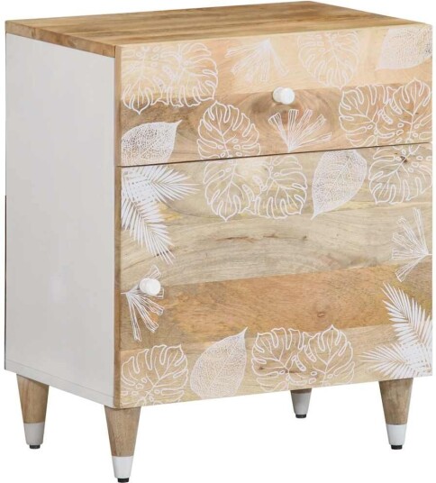 Nattbord 50x33x60 cm heltre mango 8721158496713