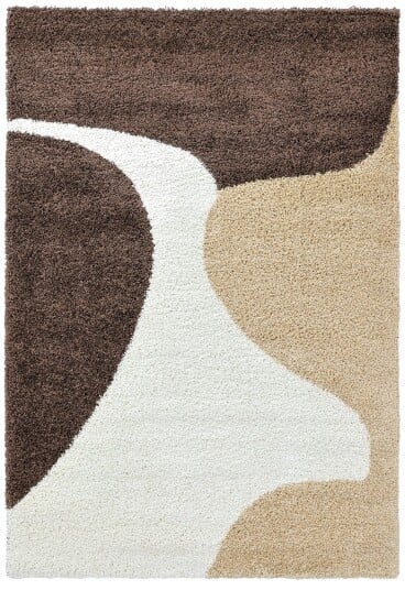 Ryetepper Chiniot brun/beige/hvit Størrelse: 240 x 340 cm