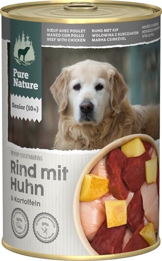 Pure Nature Våtfôr Senior Med Kylling Okse 12 X 400 G