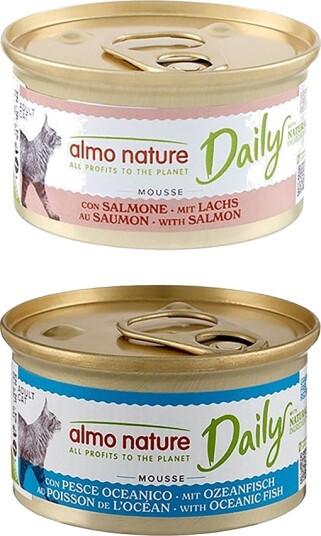 Almo Nature Daily Menu Prøvepakke Mousse Fiskemiks 6 X 85 G Almo Nature Daily Menu Prøvepakke Mousse Fiskemiks 6 X 85 G