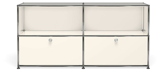 Usm - Usm Haller 7, Pure White - Sideboards Og Skjenker - Fritz Haller,Paul Schärer - Hvit - Metall