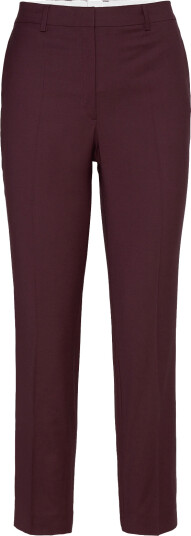 Filippa K Emma Cropped Cool Wool Trouser Burgundy 42 Filippa K Emma Cropped Cool Wool Trouser Burgundy 42