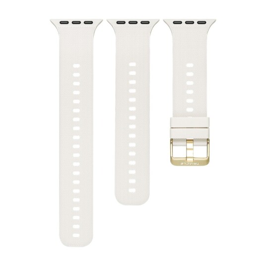 Triacle Classic reim Apple Watch 42/44/45/49 mm V2, hvit