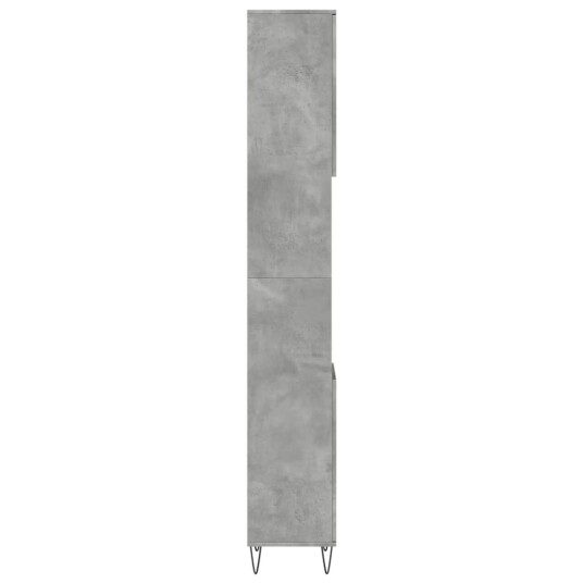 Baderomsskap betonggrå 30x30x190 cm konstruert tre 8721158444394 Baderomsskap betonggrå 30x30x190 cm konstruert tre 8721158444394