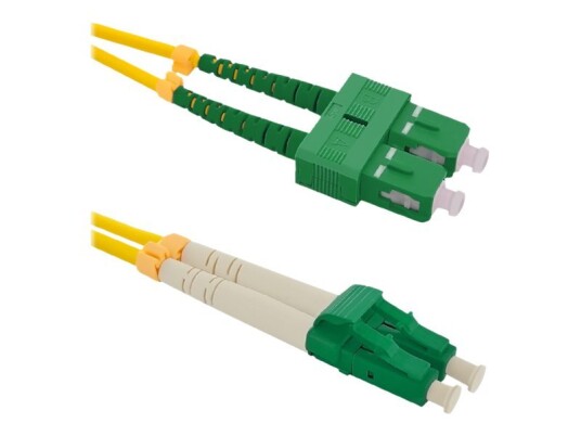 Qoltec - Koblingskabel - Sc/Apc-Enkeltmodus (Hann) Til Lc/Apc-Enkeltmodus (Hann) - 1 M - Fiberoptisk - Dupleks - 9 / 125 Micron - Halogenfri - Gul Qoltec - Koblingskabel - Sc/Apc-Enkeltmodus (Hann) Til Lc/Apc-Enkeltmodus (Hann) - 1 M - Fiberoptisk - Dupleks - 9 / 125 Micron - Halogenfri - Gul