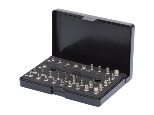 Ks Tools 32 Stykker Skrutrekkerbits Sett i Plastkoffert, 520g, Forkrommet Verktøystål