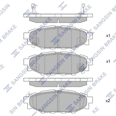 Hi Q SP2118 Bremseklosser