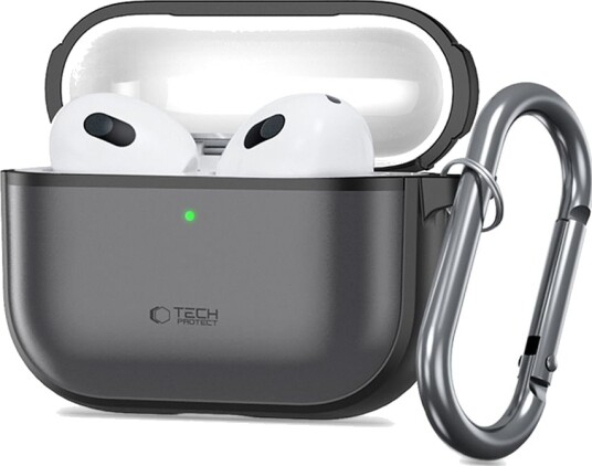 Tech Protect Silicone Case for AirPods Pro 3 Matte Black