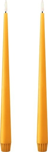 Ester & Erik LED kronelys 30 cm oransje 2 pk