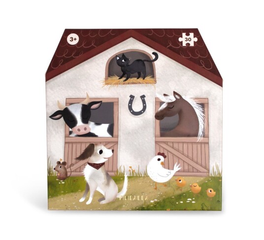 FILIBABBA Big puzzle with 30 pcs Magic Farm FI-02763 FILIBABBA Big puzzle with 30 pcs Magic Farm FI-02763