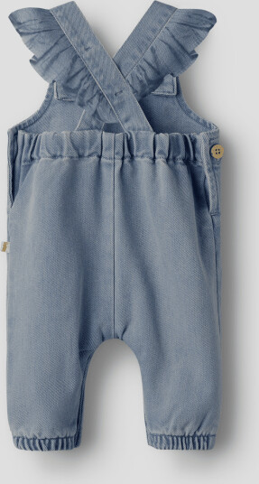 Lil"Atelier Medium Blue Denim Nbflulia Loose Dnm Overall 4017 Cj Lil 68