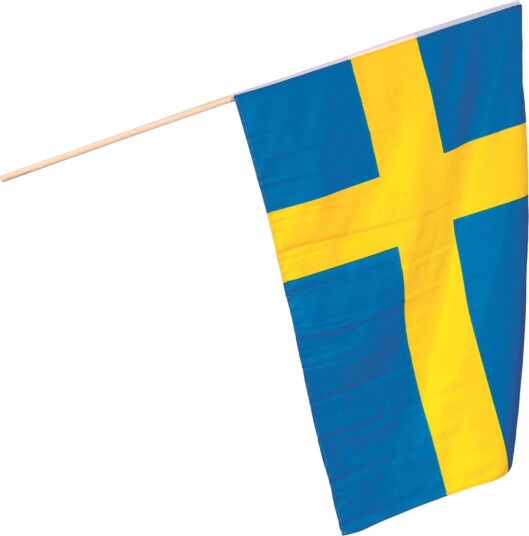 Dynäs Import Svensk flagg på pinne – stor 51410