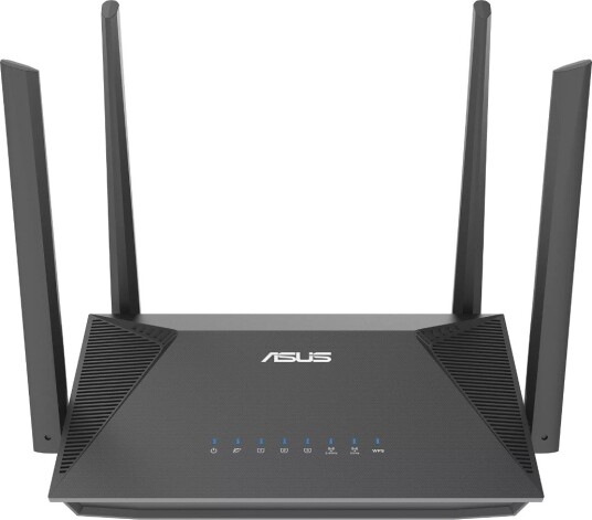 ASUS RT-AX52 WiFi 6 Ruter AX1800 Dual-Band med AiMesh og Gigabit Ethernet Sort ASUS RT-AX52 WiFi 6 Ruter AX1800 Dual-Band med AiMesh og Gigabit Ethernet Sort