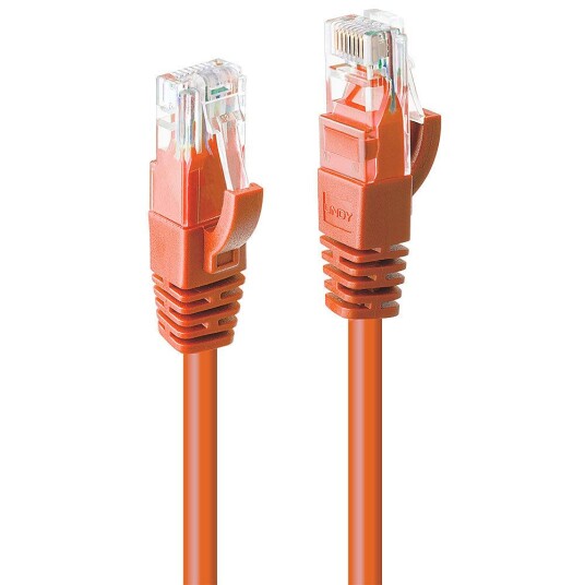 LINDY U/UTP PatchCord Cat6. CU. Orange. 2.0m Factory Sealed