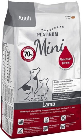 Platinum Mini Adult Lamb & Rice 900 G Platinum Mini Adult Lamb & Rice 900 G