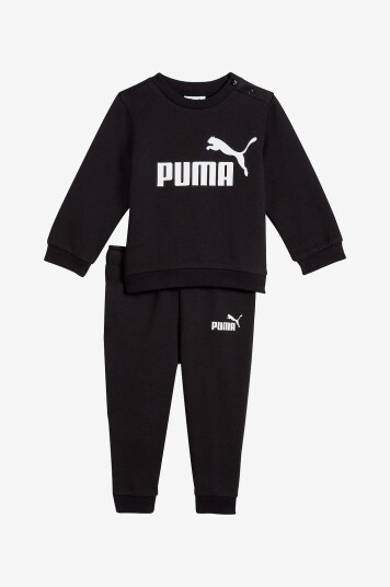 Puma Sett Minicats Ess Crew FL Inf Blå