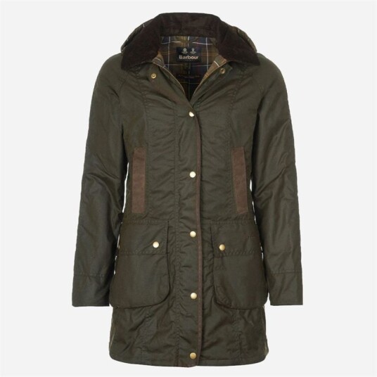 Barbour Women's Bower Wax Jacket UK 10 / EU 36 , Olive Barbour Women's Bower Wax Jacket UK 10 / EU 36 , Olive