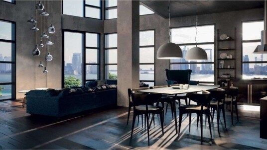 Urban Concrete Dome hengelampe Ø80cm grå   Diesel Living Diesel Living with Lodes   Stue   Betong